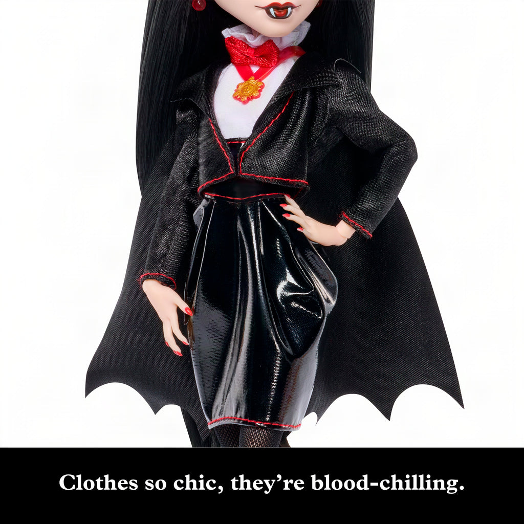 Monster High X Universal Monsters Dracula Collector Doll With Black Dress & Coffin Purse