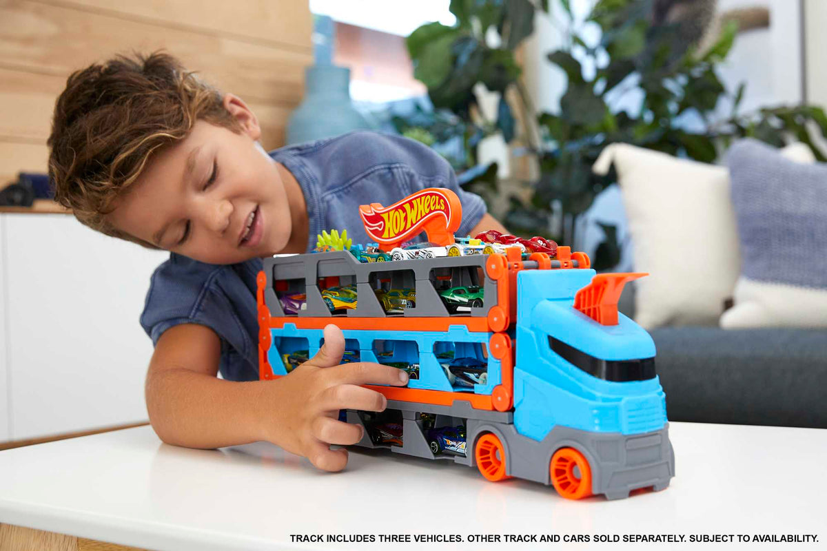 Hot Wheels City Pista de Juguete remolque speedway