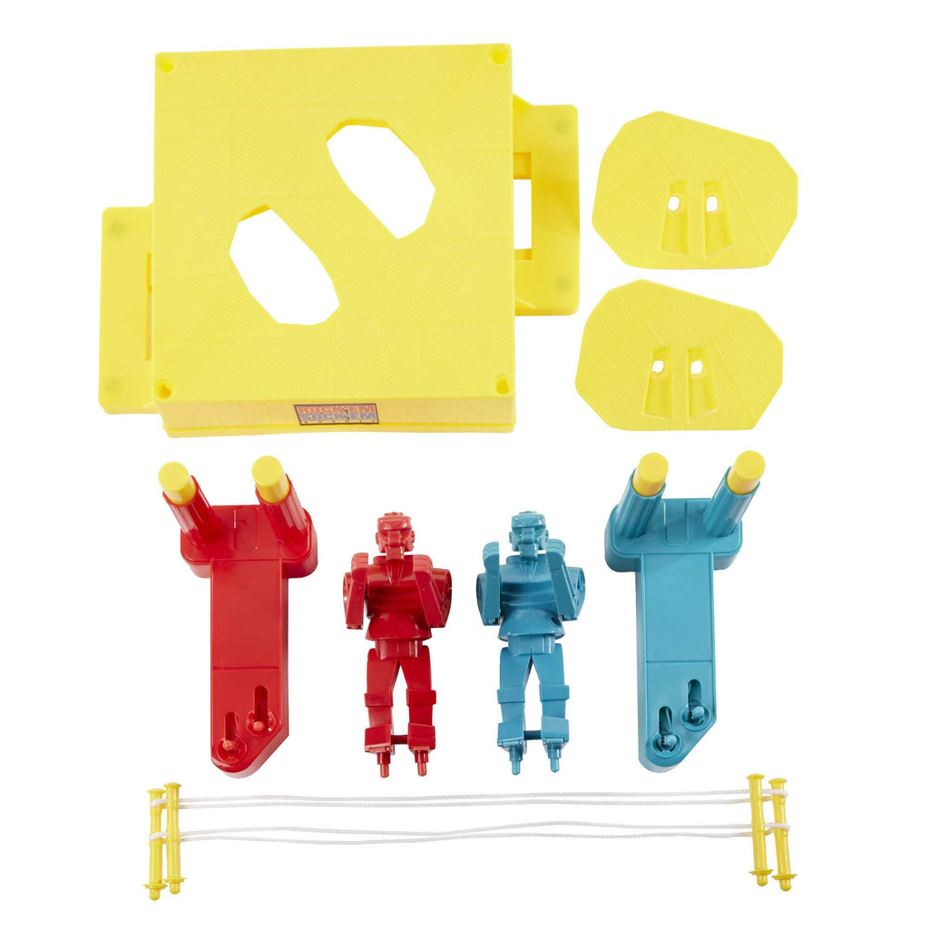 Rock 'Em Sock 'Em Robots Kids Game, Fighting Robots With Red Rocker & Blue Bomber