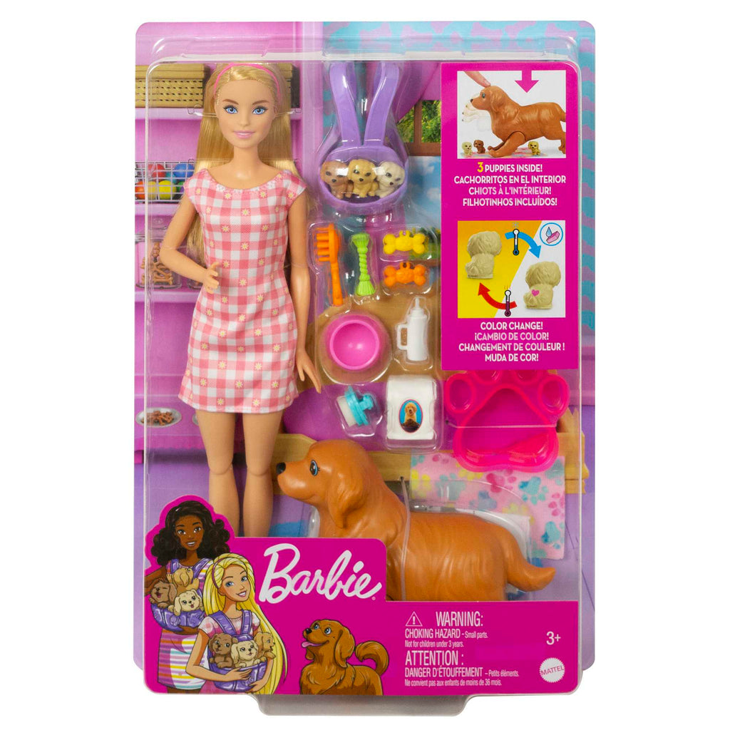Barbie Doll And Pets