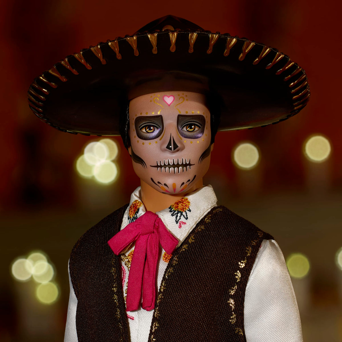 Barbie Signature Día De Muertos 2025 Collectible Ken Doll in Suit And Sombrero