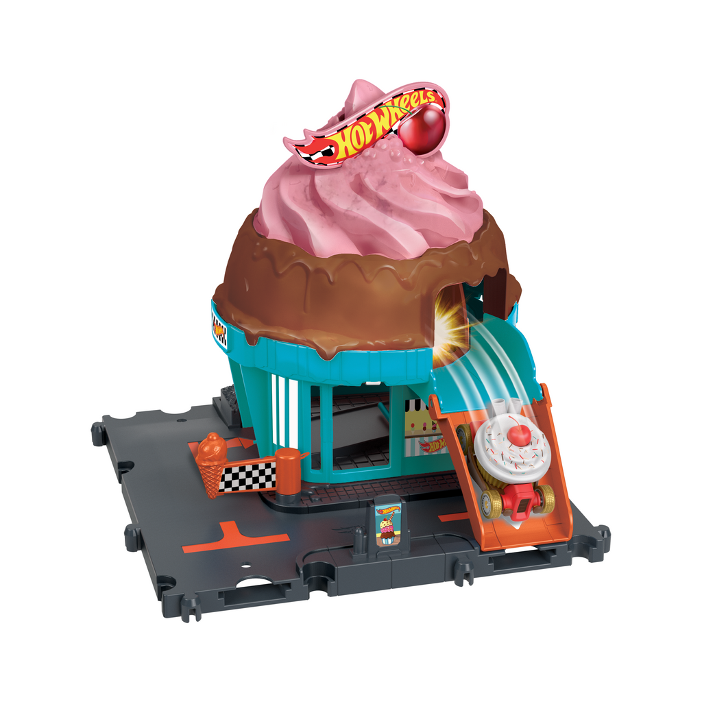 Hot Wheels City-Ville Course Glacée-Coffret