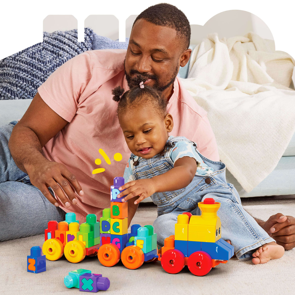Mega Bloks Juguete de Construcción Abc Tren de Aprendizaje