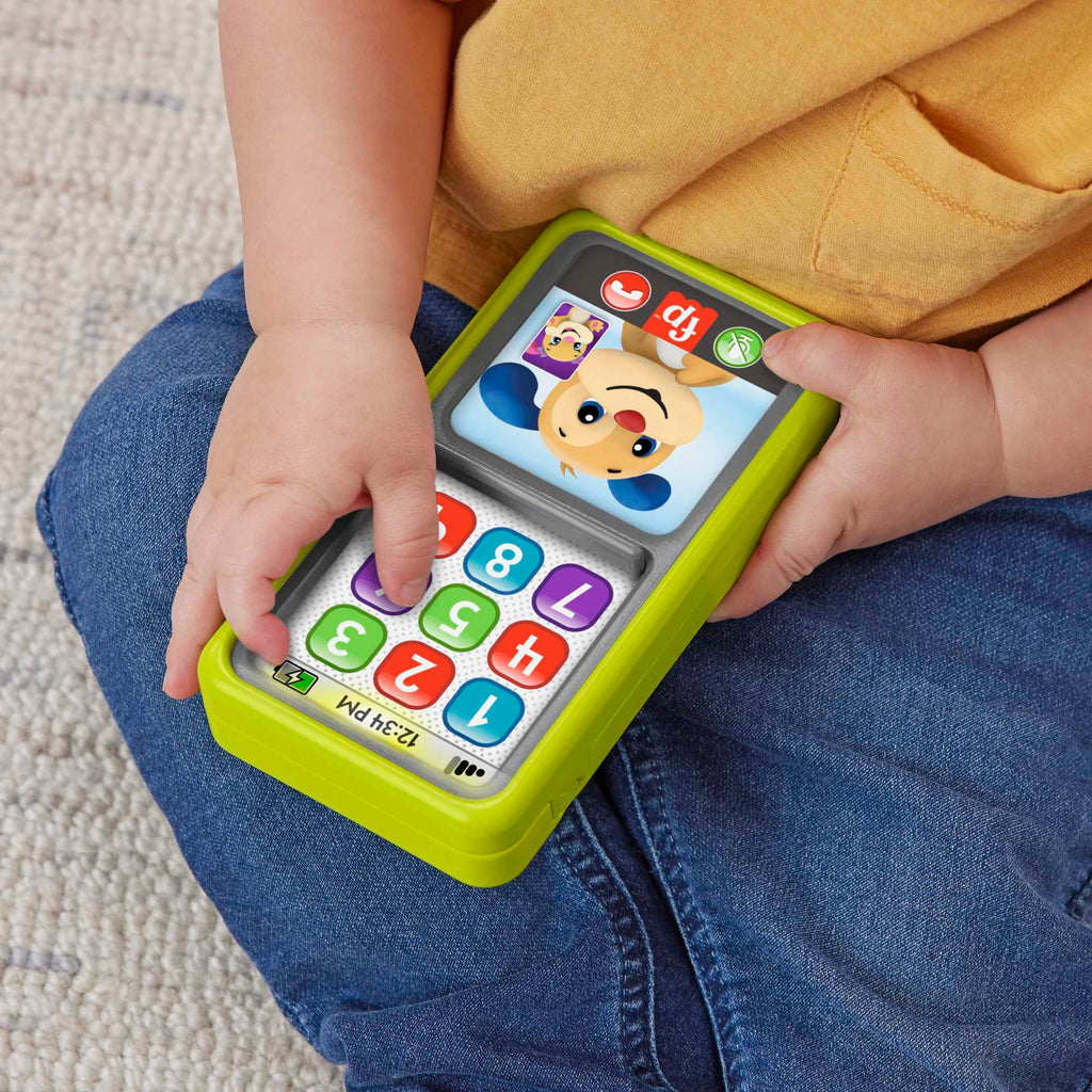 Fisher-Price Rires et Éveil Mon Téléphone Intelligent 2 en 1 - Version Anglaise et Française
