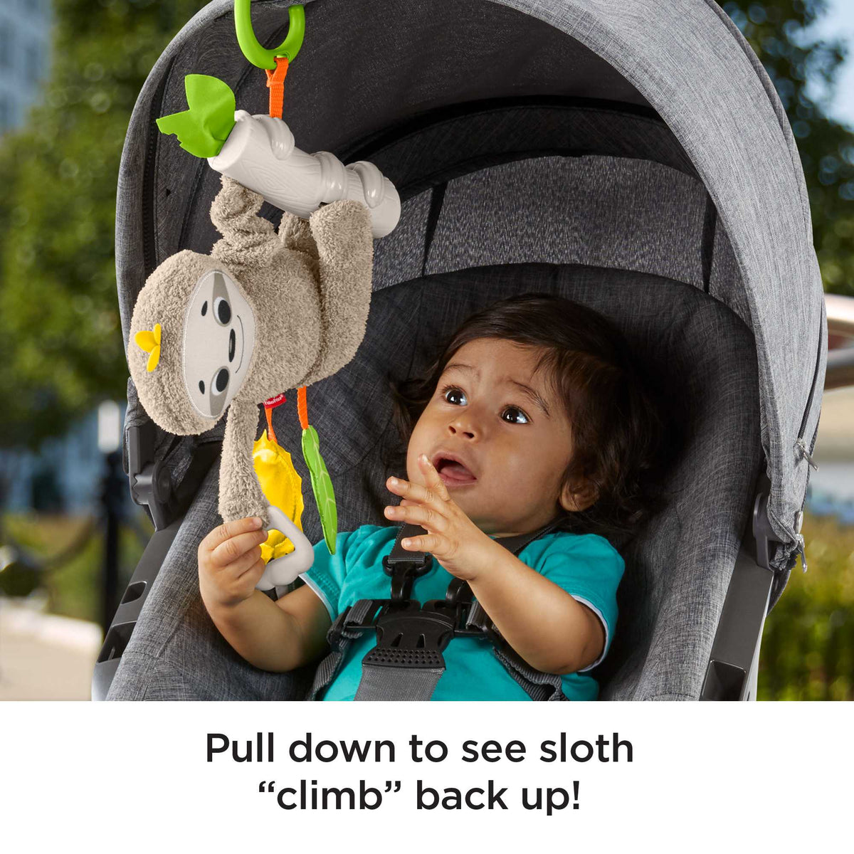 Fisher-Price Slow Much Fun Stroller Sloth