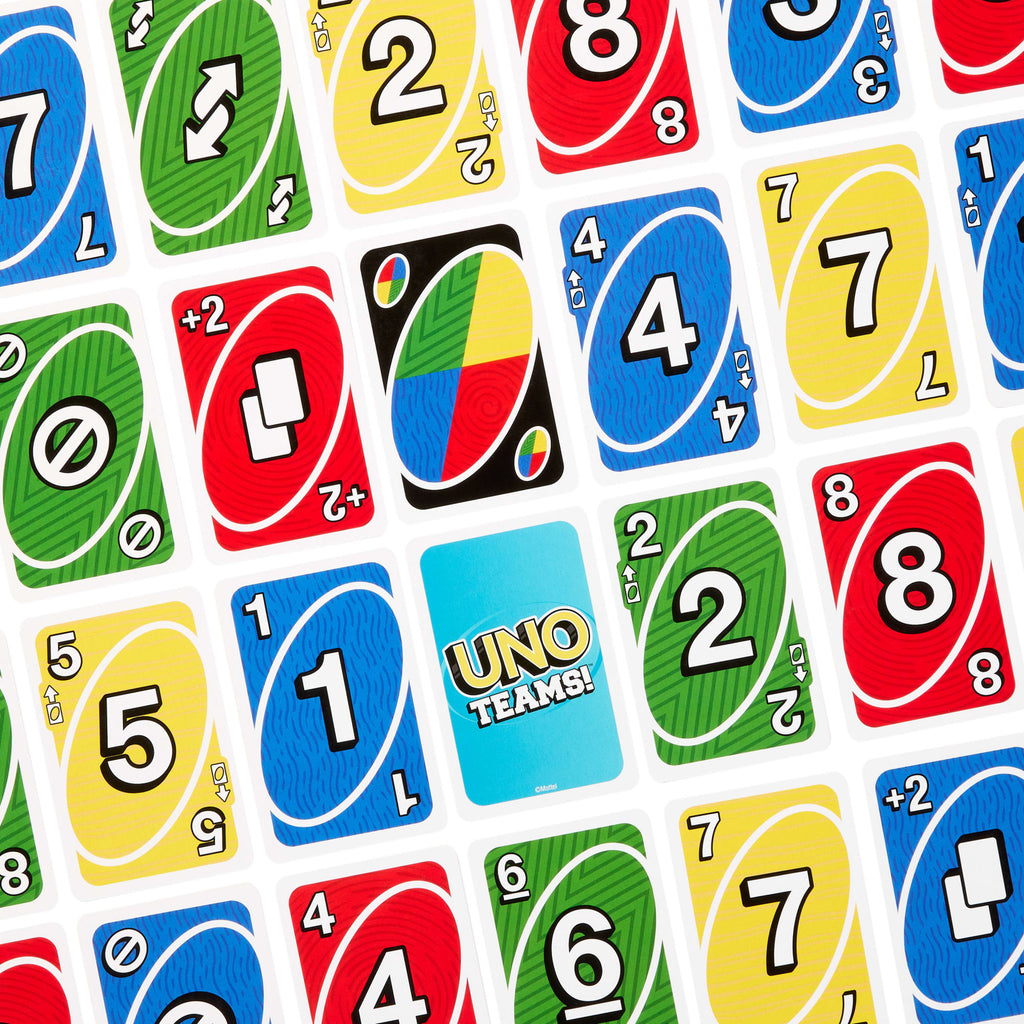 UNO Teams Card Game For Family Nights, Game Nights, Travel, Camping & Parties