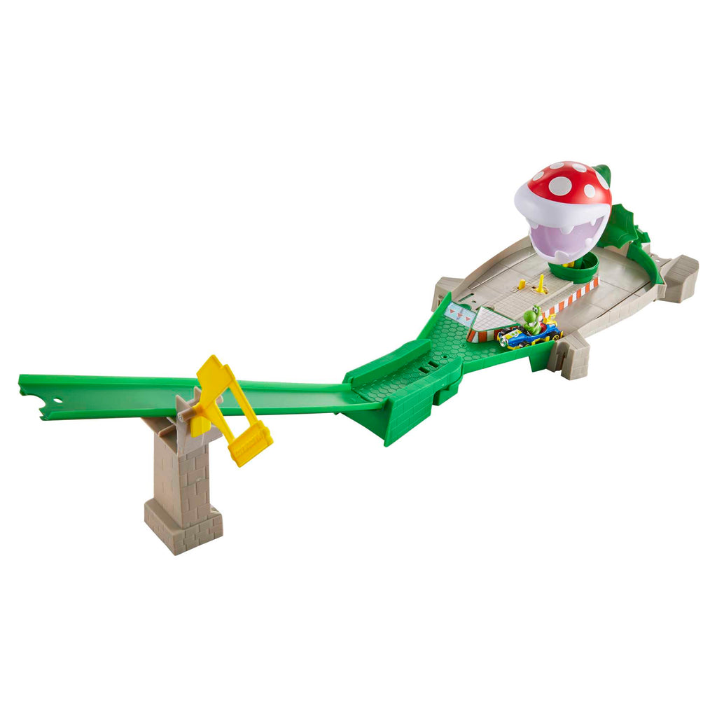 Hot Wheels Mario Kart Pista de Brinquedo Pista Piranha