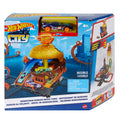 Hot Wheels City Pista de Juguete Tienda de Hamburguesas