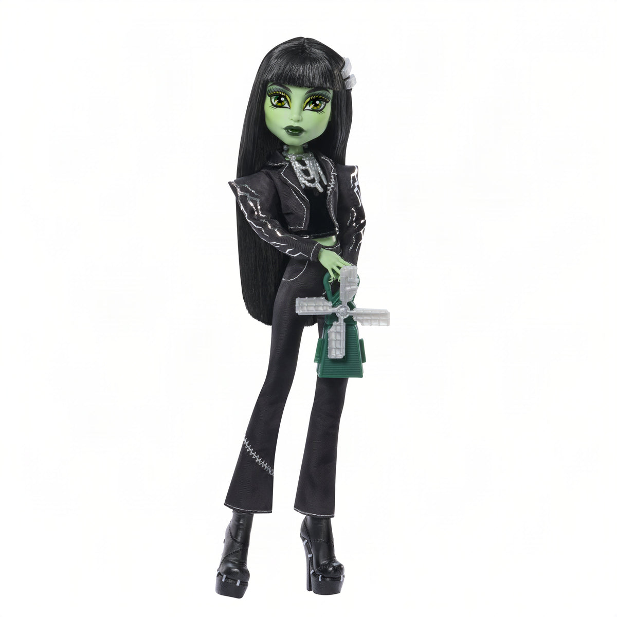 Monster High X Universal Monsters Frankenstein Collector Doll With Black Clothes & Windmill Purse