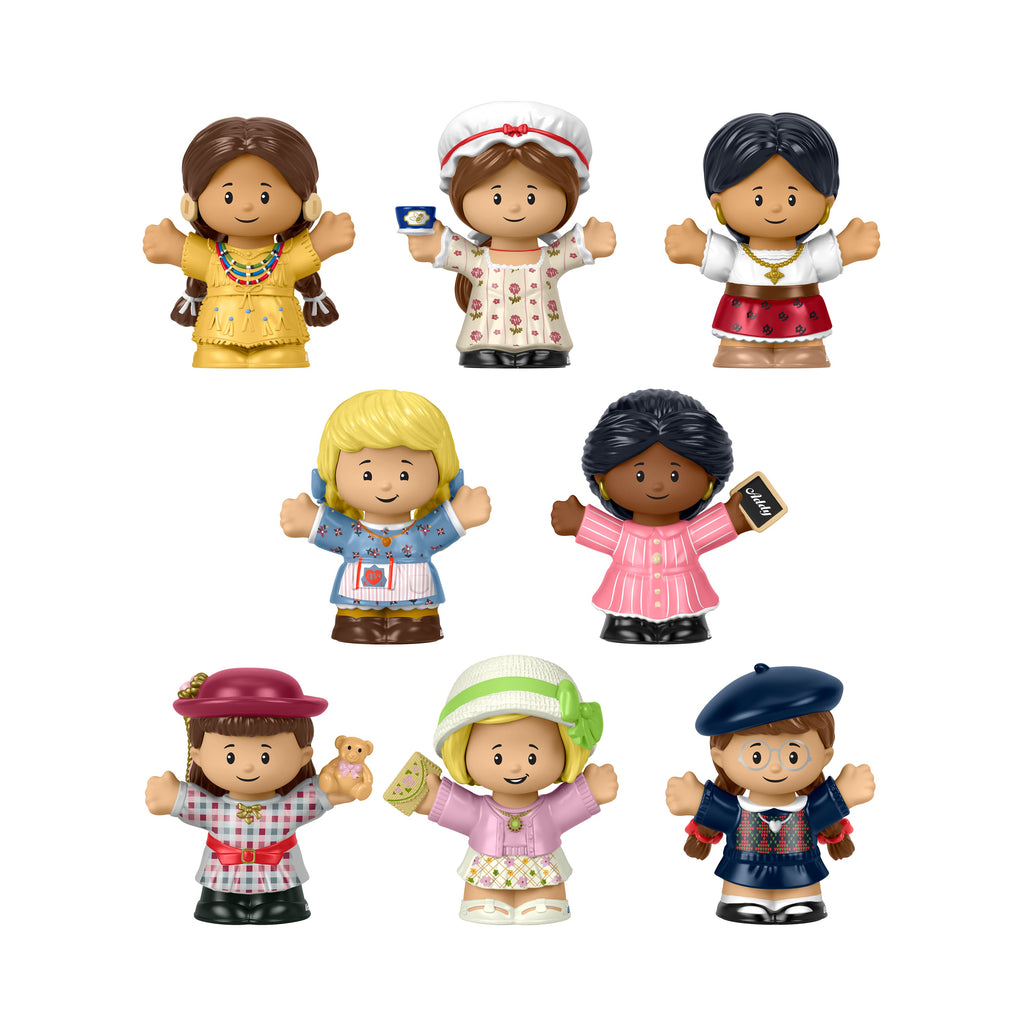 Little People Collector American Girl 40th Anniversary Special Edition Set For Fans, 8 Figures 