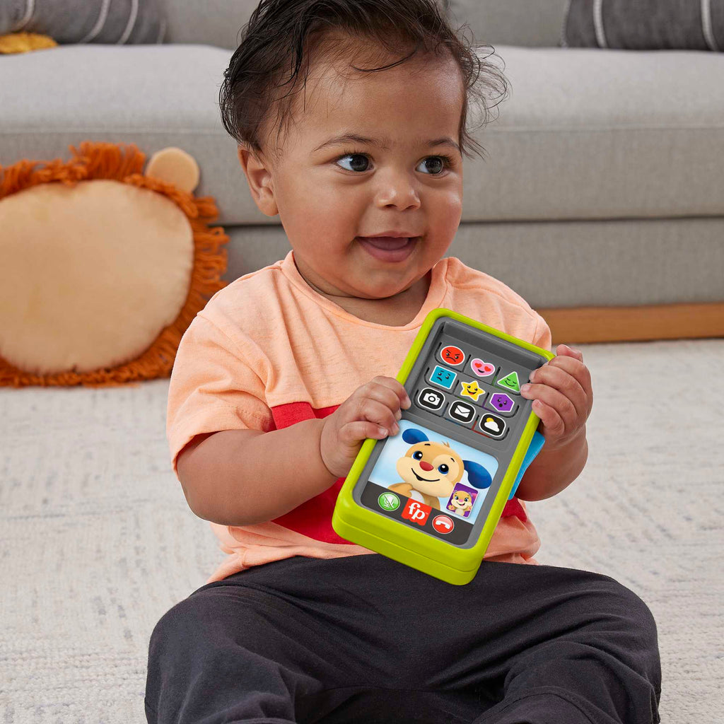 Fisher-Price Rires et Éveil Mon Téléphone Intelligent 2 en 1 - Version Anglaise et Française