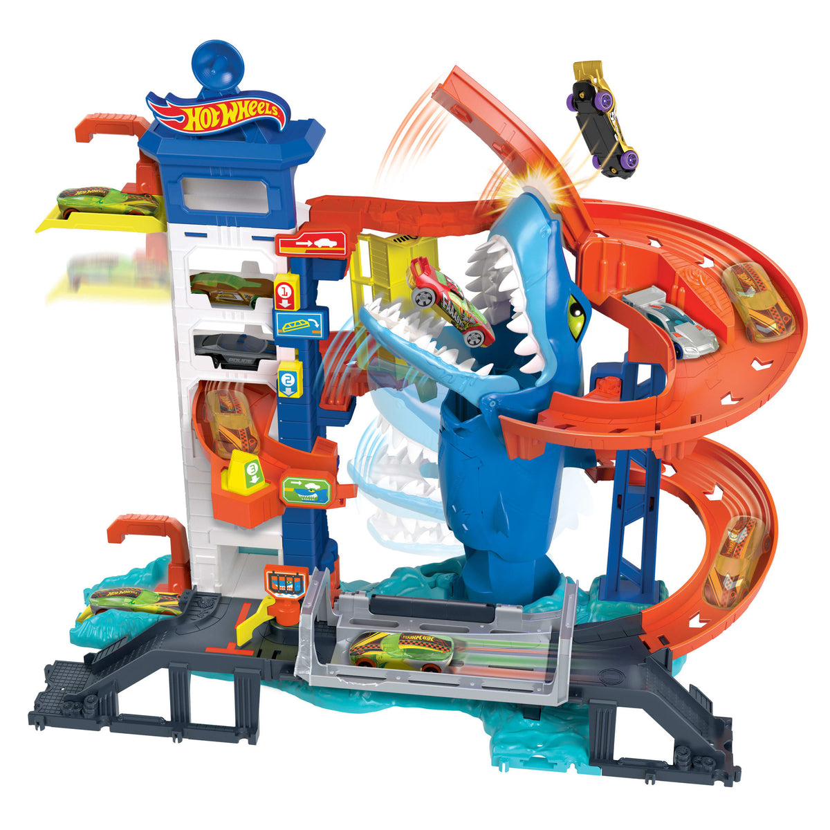 Hot Wheels Attacking Shark Escape Playset