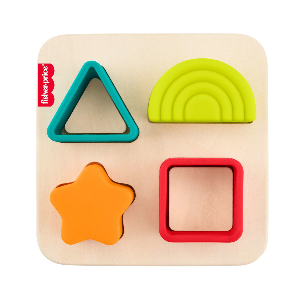 Fisher-Price Casse-Tête en Silicone et Bois