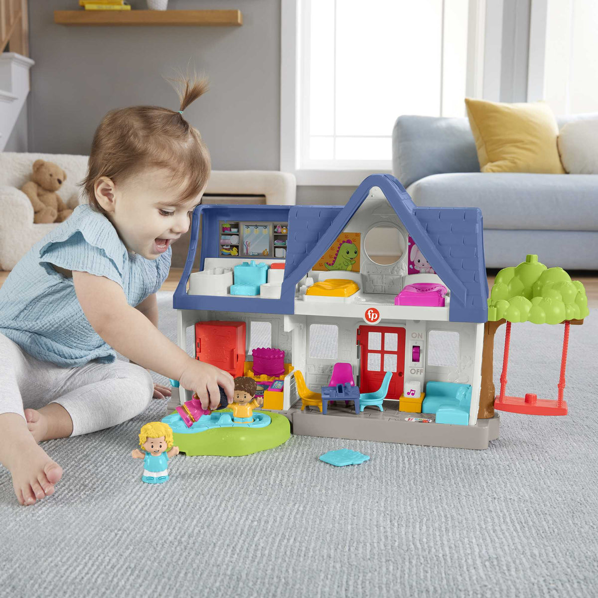 Little People Friends Together Play House Version Anglaise et Française