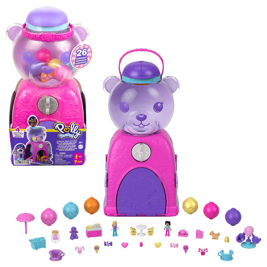 Polly Pocket Coffret de Jeu Ourson à Boules de Gomme
