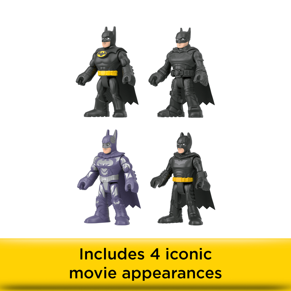 Imaginext DC Super Friends Batman 85th Anniversary Set With 4 Movie Figures