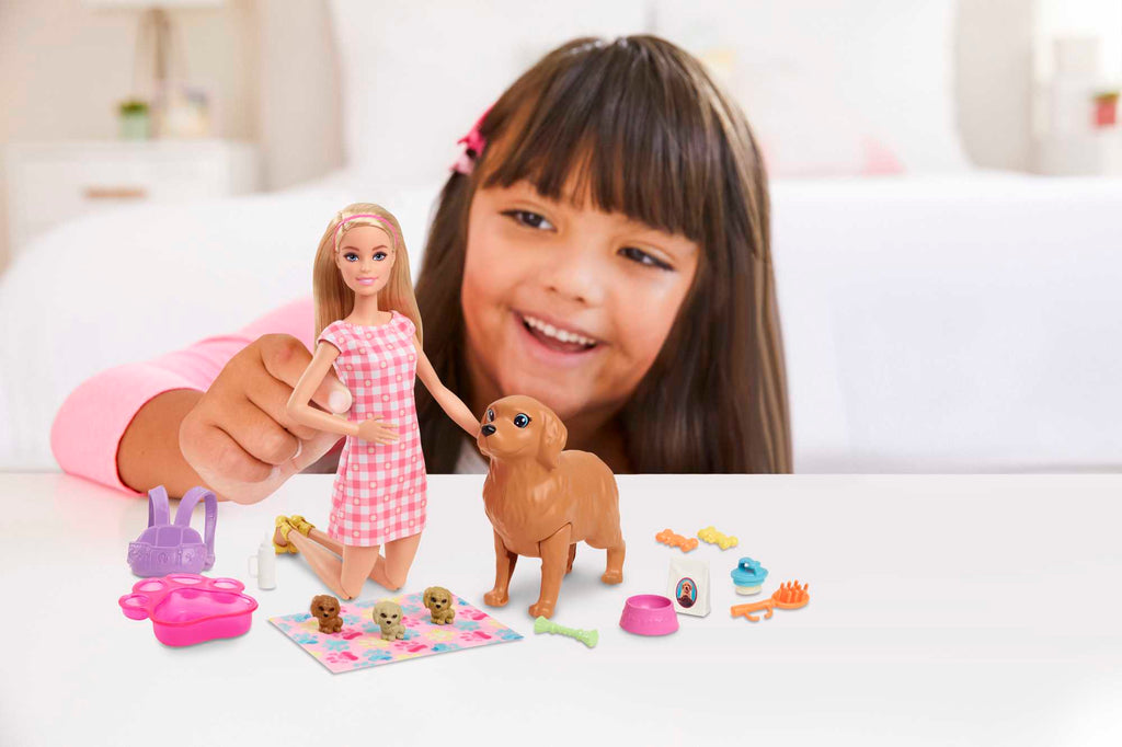 Barbie Doll And Pets