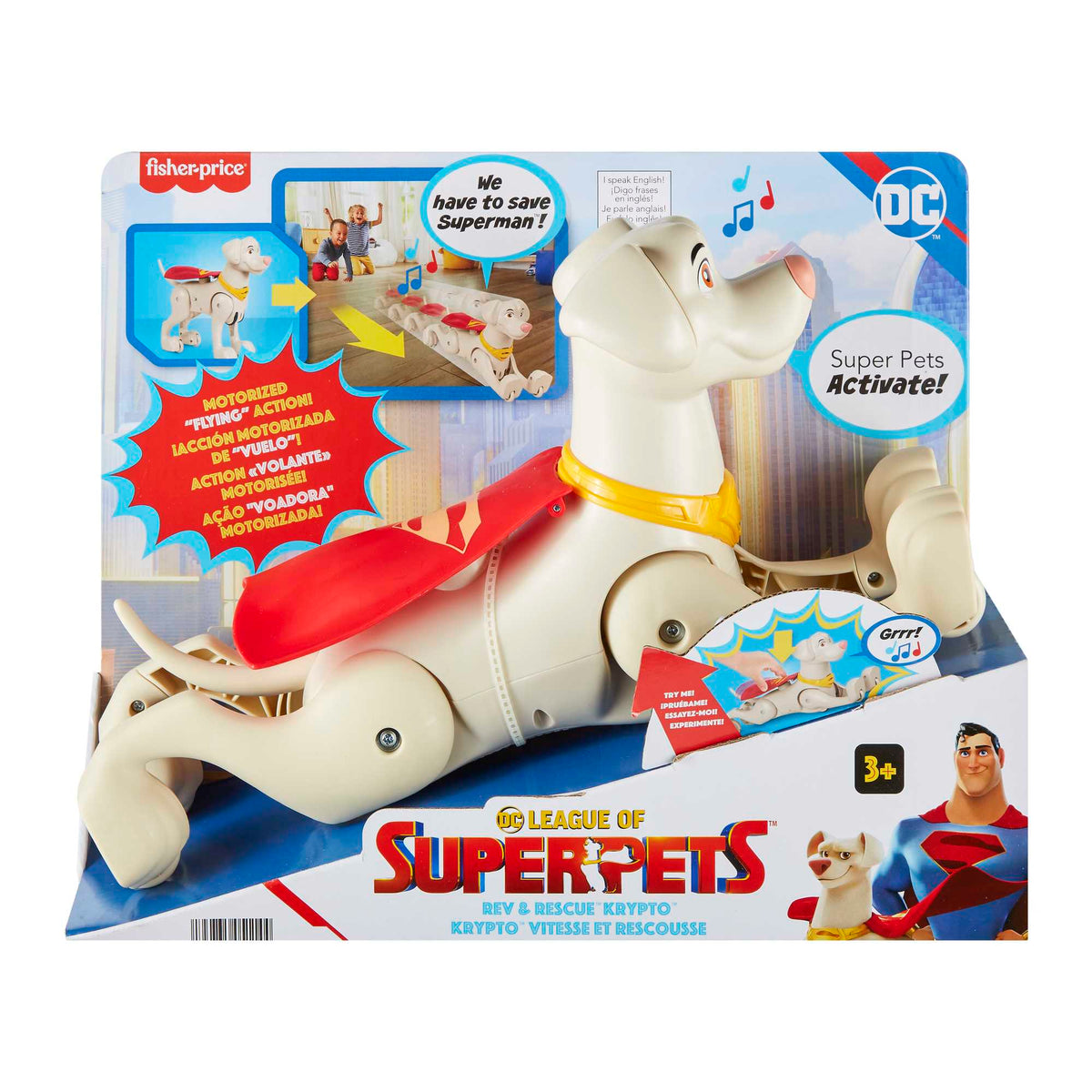 Fisher-Price Krypto et Les Super-Animaux Krypto à La Rescousse