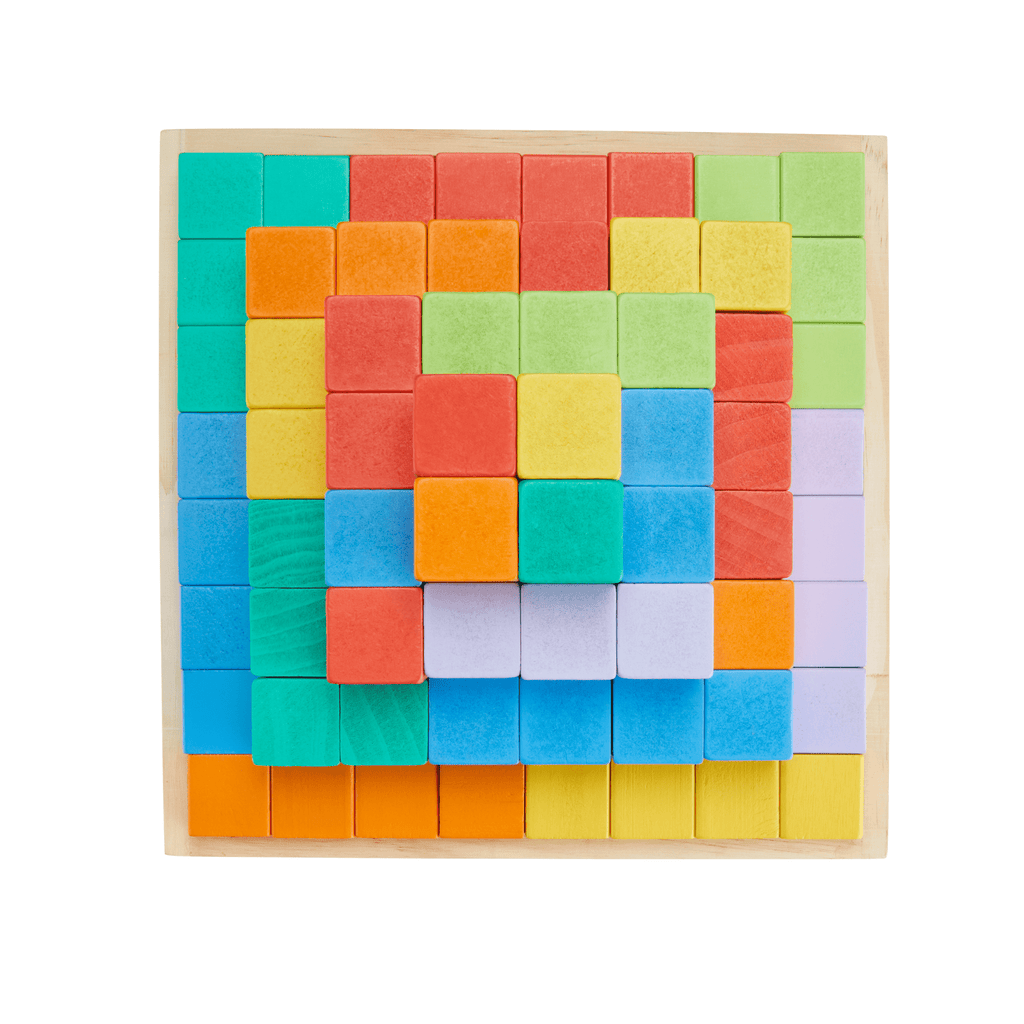 Fisher-Price Brinquedo para Bebês Pirâmide de Blocos de Madeira