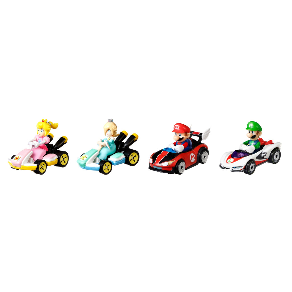 Hot Wheels Mariokart 4 Pack