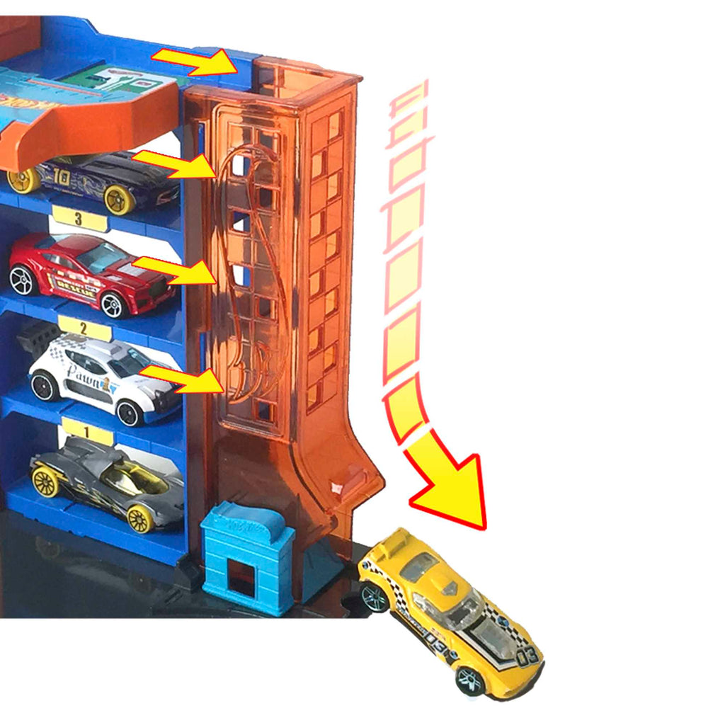 Hot Wheels City Pista de Brinquedo Pistas surpresa Downtown