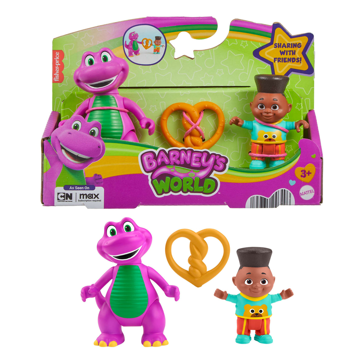 Barney Figura de Juguete 2 Figuras de Amiguitos