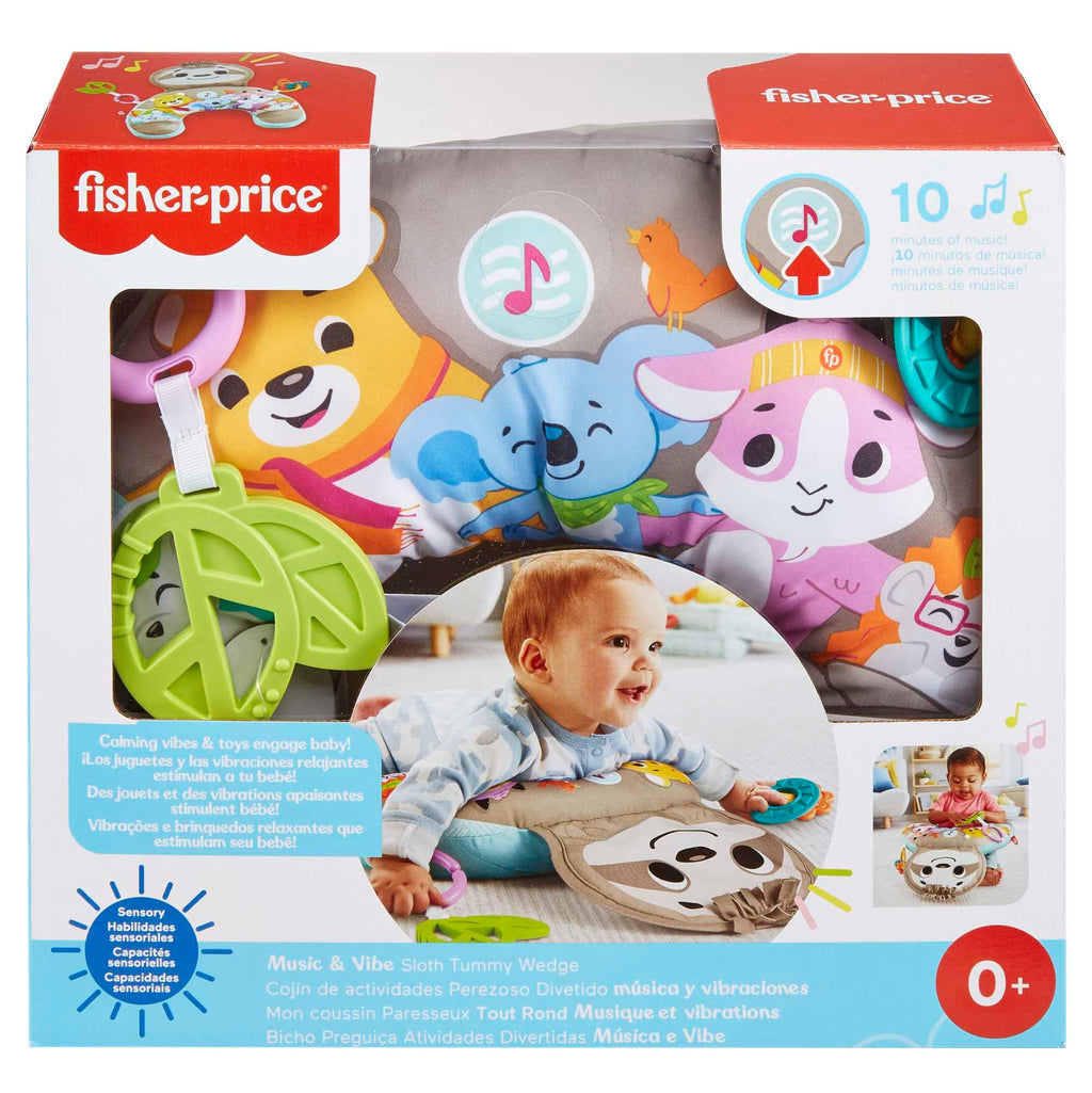 Fisher-Price Baby Juguete para Bebés Cojín de Actividades Oso Perezoso
