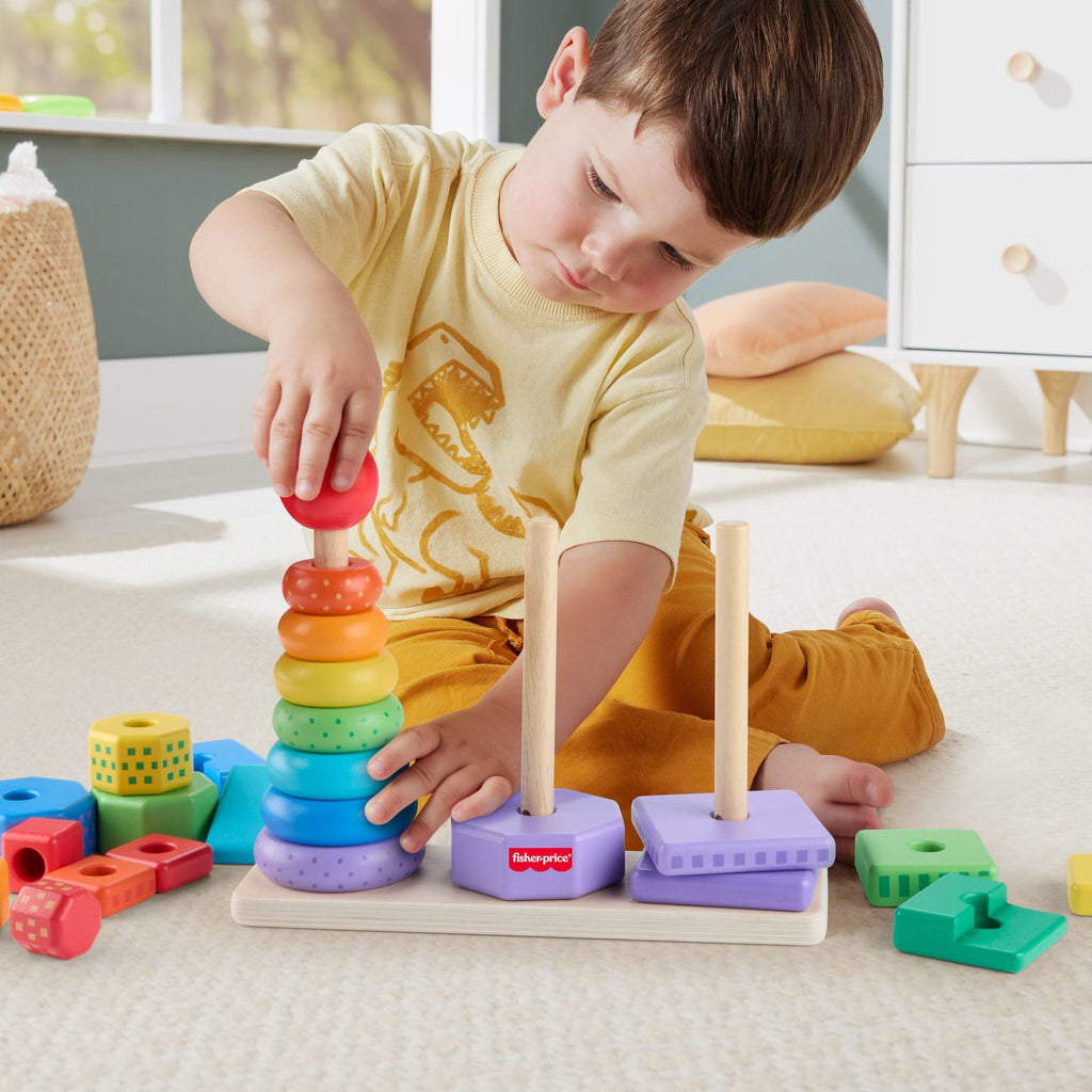 Fisher-Price Brinquedo para Bebês Torre de Atividades de Madeira
