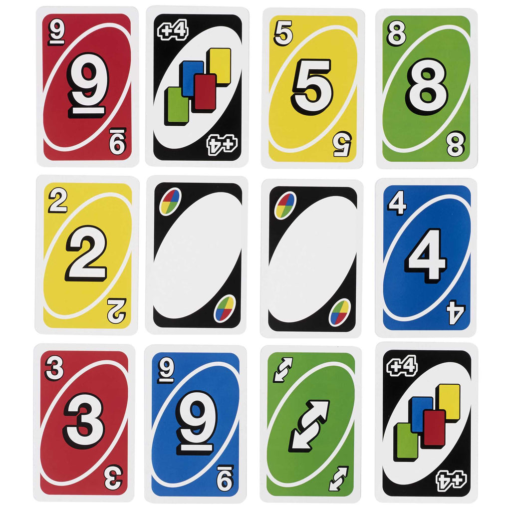 UNO Giant Sized Card Game, Game For Family Night, 108 Oversized Cards