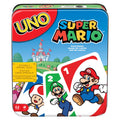 UNO Super Mario Card Game, Video Game Themed Travel Game in Collectible Storage Tin