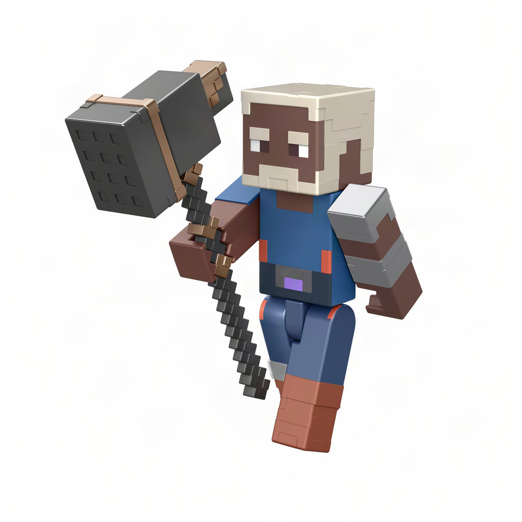 Minecraft Dungeons II Action Figures & Accessories Multipack, 3.25-inch Scale & Pixelated Design