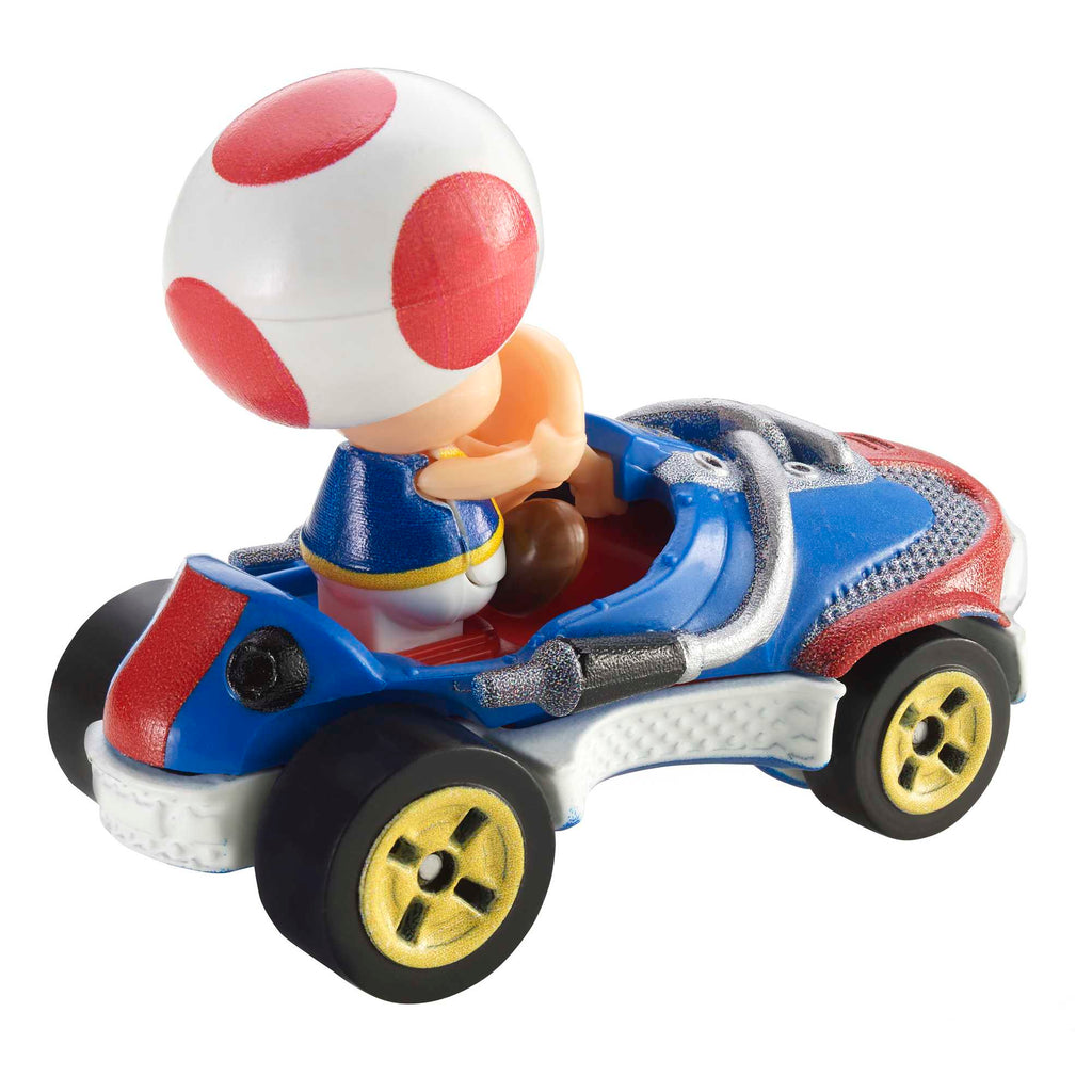 Hot Wheels Mario Kart Veículo de Brinquedo Toad Sneeker