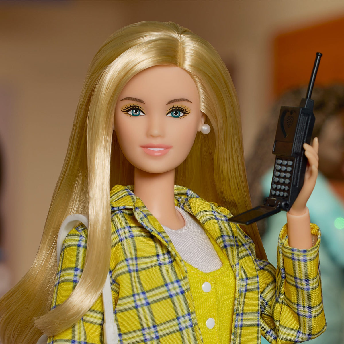 Barbie Signature Clueless Cher Collector Doll With Yellow Plaid Suit & Accessories