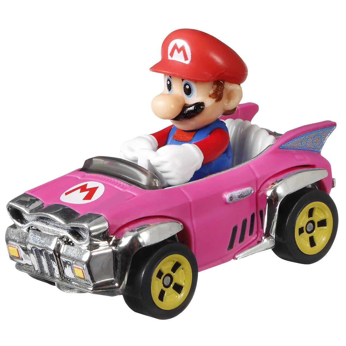 Hot Wheels Mario Kart Coffret de 4 Personnages en Métal Moulé