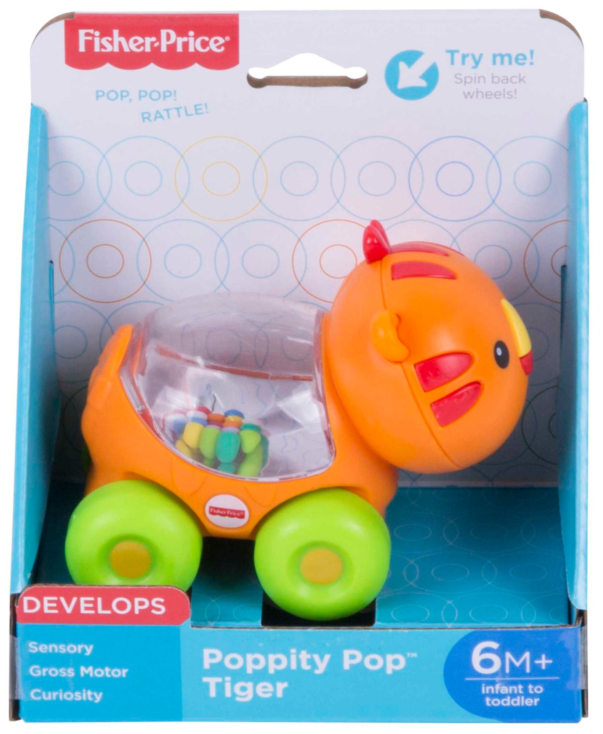Fisher-Price Juguete para Bebés Tigre Pelotitas Divertidas