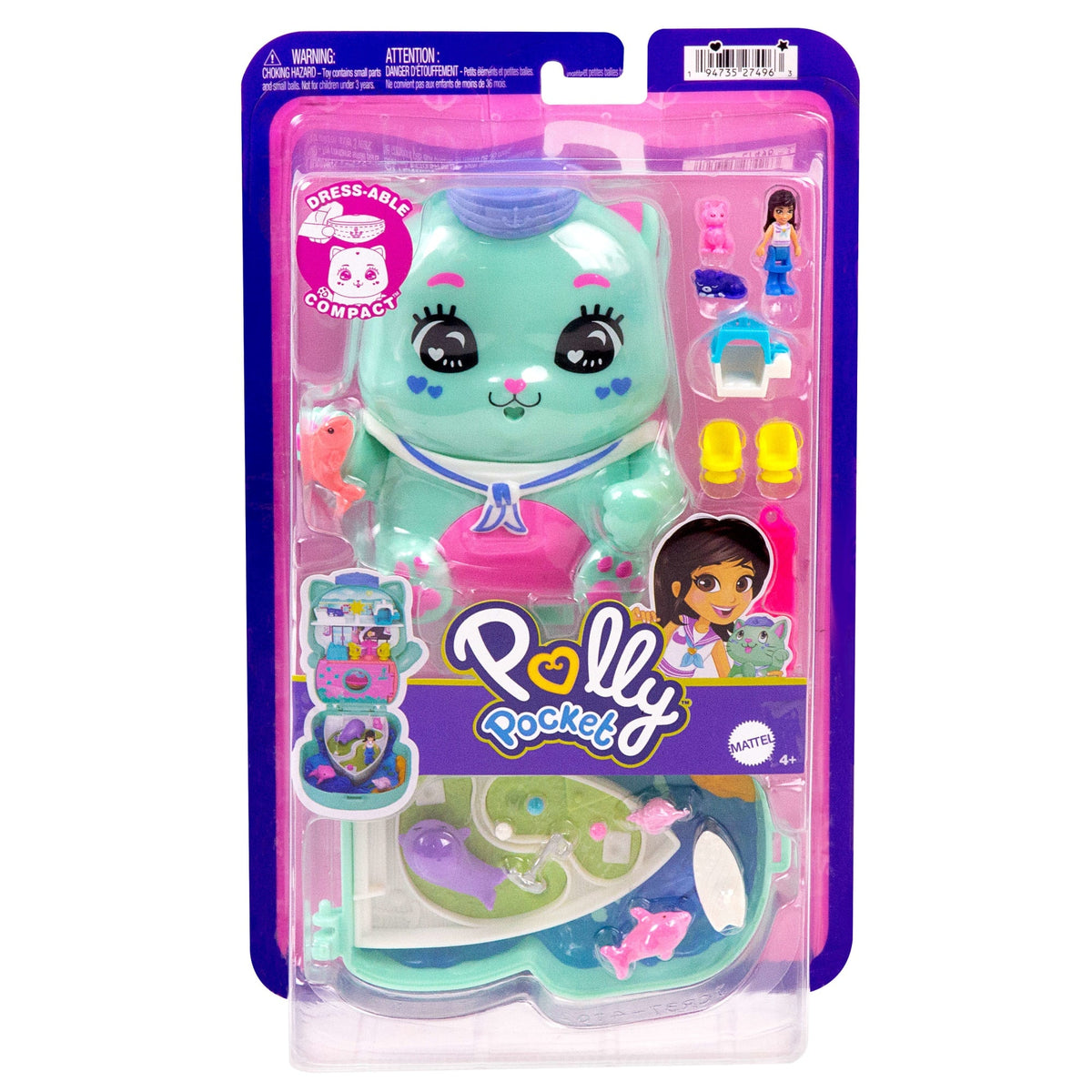 Polly Pocket Set de Juego Mundo de Compactos de Polly
