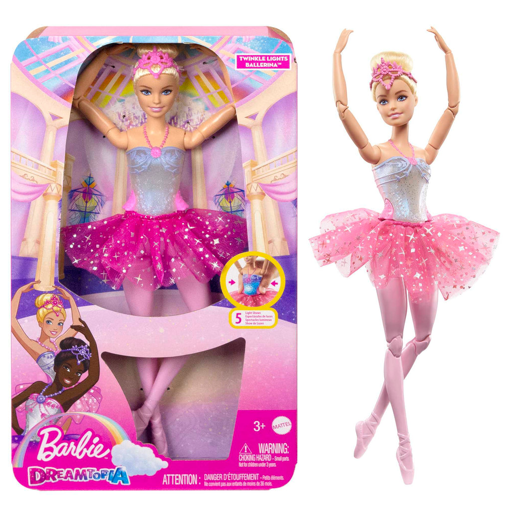 Barbie Doll | Blonde Ballerina Doll | Magical Light-Up Feature