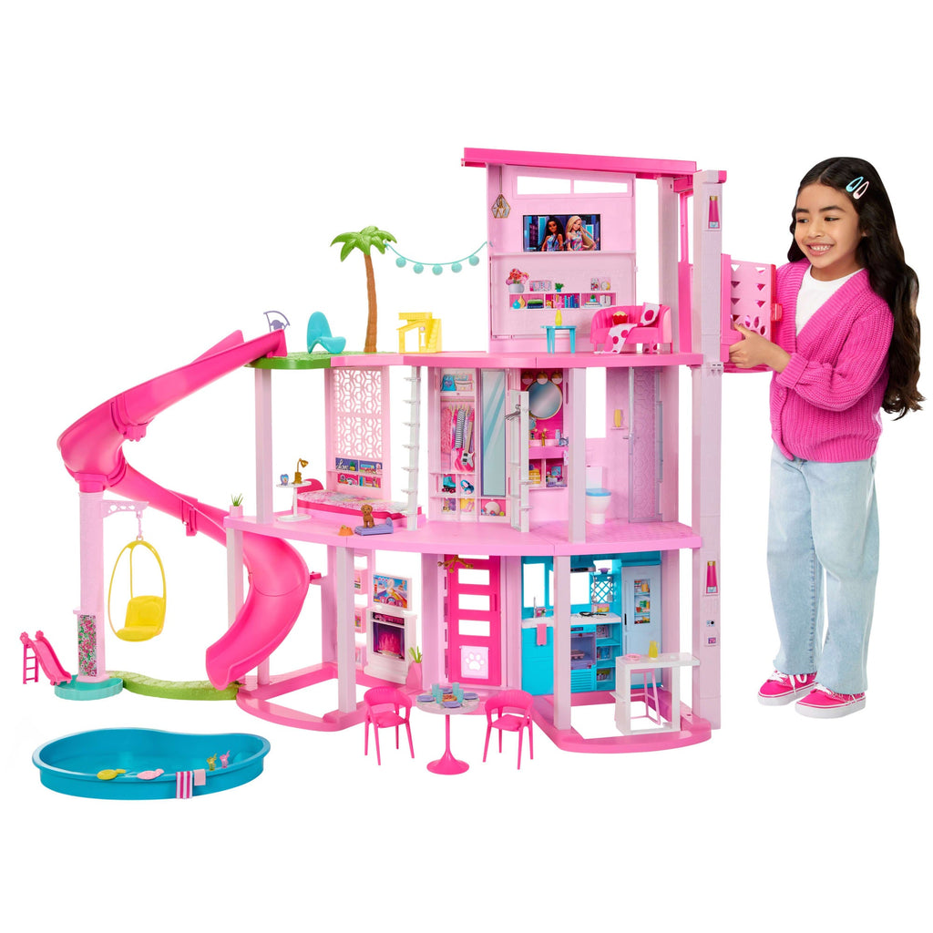 Barbie® Coffret de Jeu Maison de Rêve, 3 Étages, 75+ Éléments