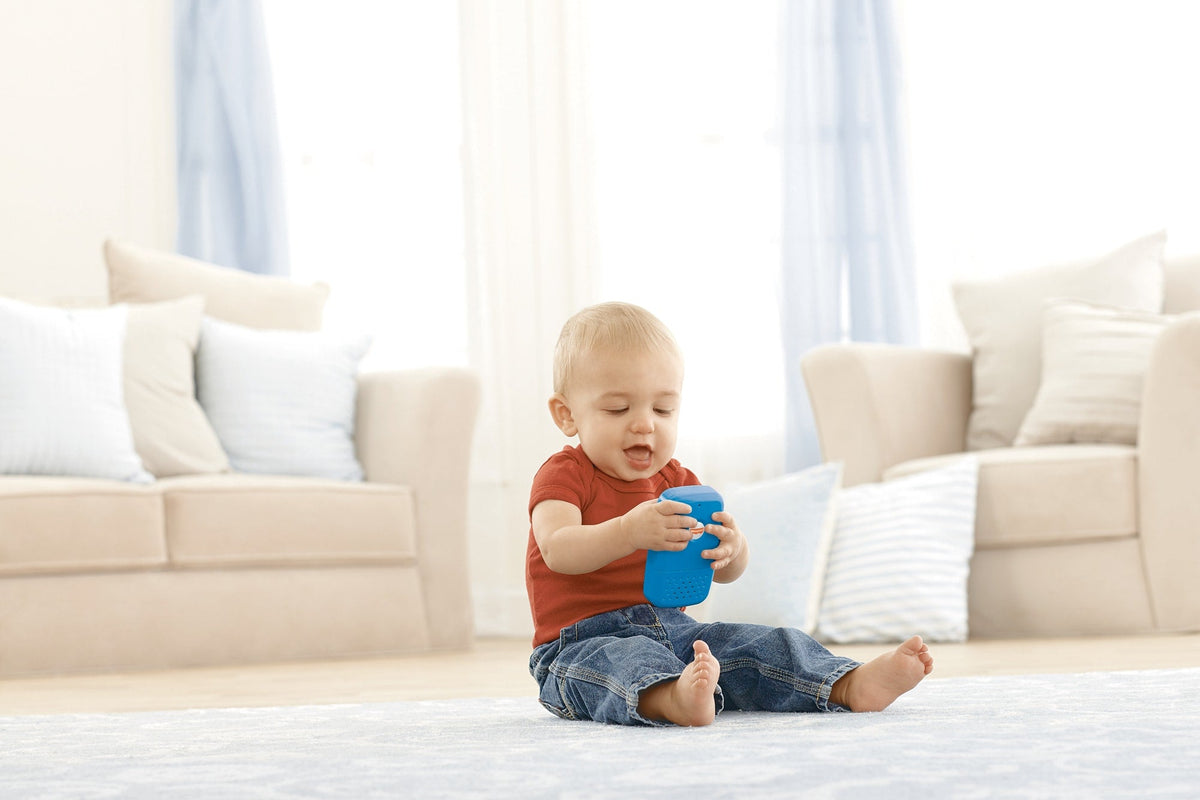 Fisher-Price Ríe y Aprende Juguete para Bebés Smartphone De Aprendizaje Azul