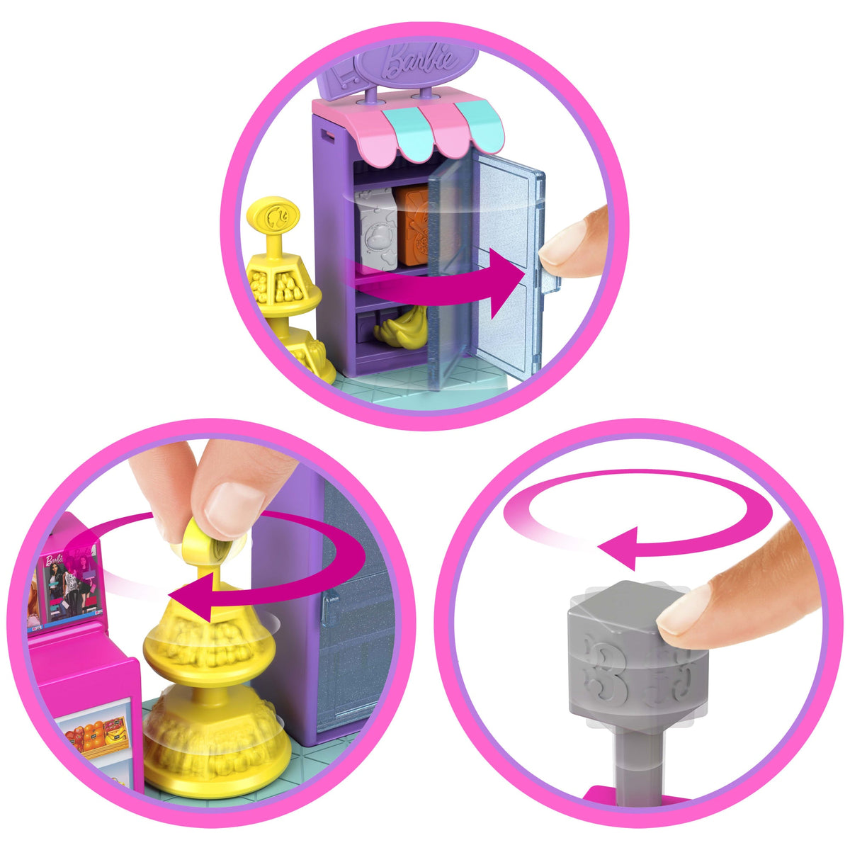 Barbie Mini BarbieLand Conjunto de Brinquedo Pacote Mundo Miniatura