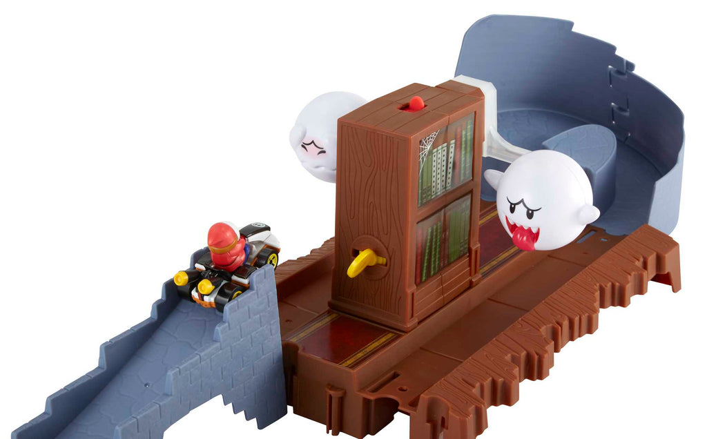 Hot Wheels Mario Kart Pista de Brinquedo Boo