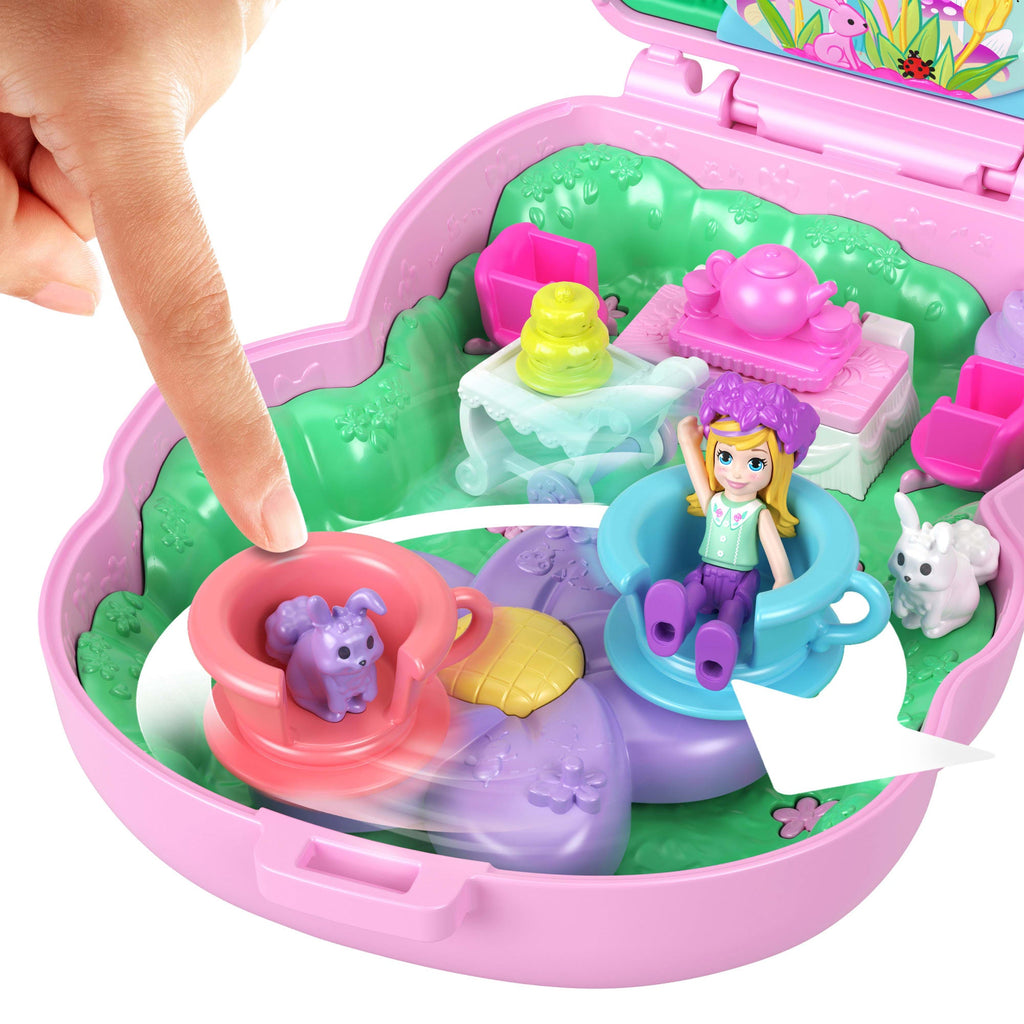 Polly Pocket Set de Juego Compacto Pocket World Animalitos Sorpresa