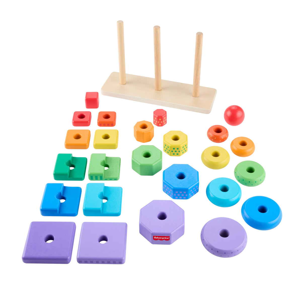 Fisher-Price Brinquedo para Bebês Torre de Atividades de Madeira