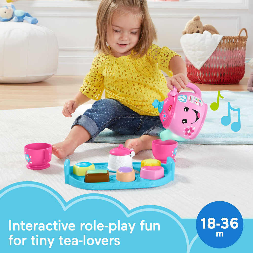 Fisher-Price Laugh & Learn Sweet Manners Tea Set Interactive Toddler Toy