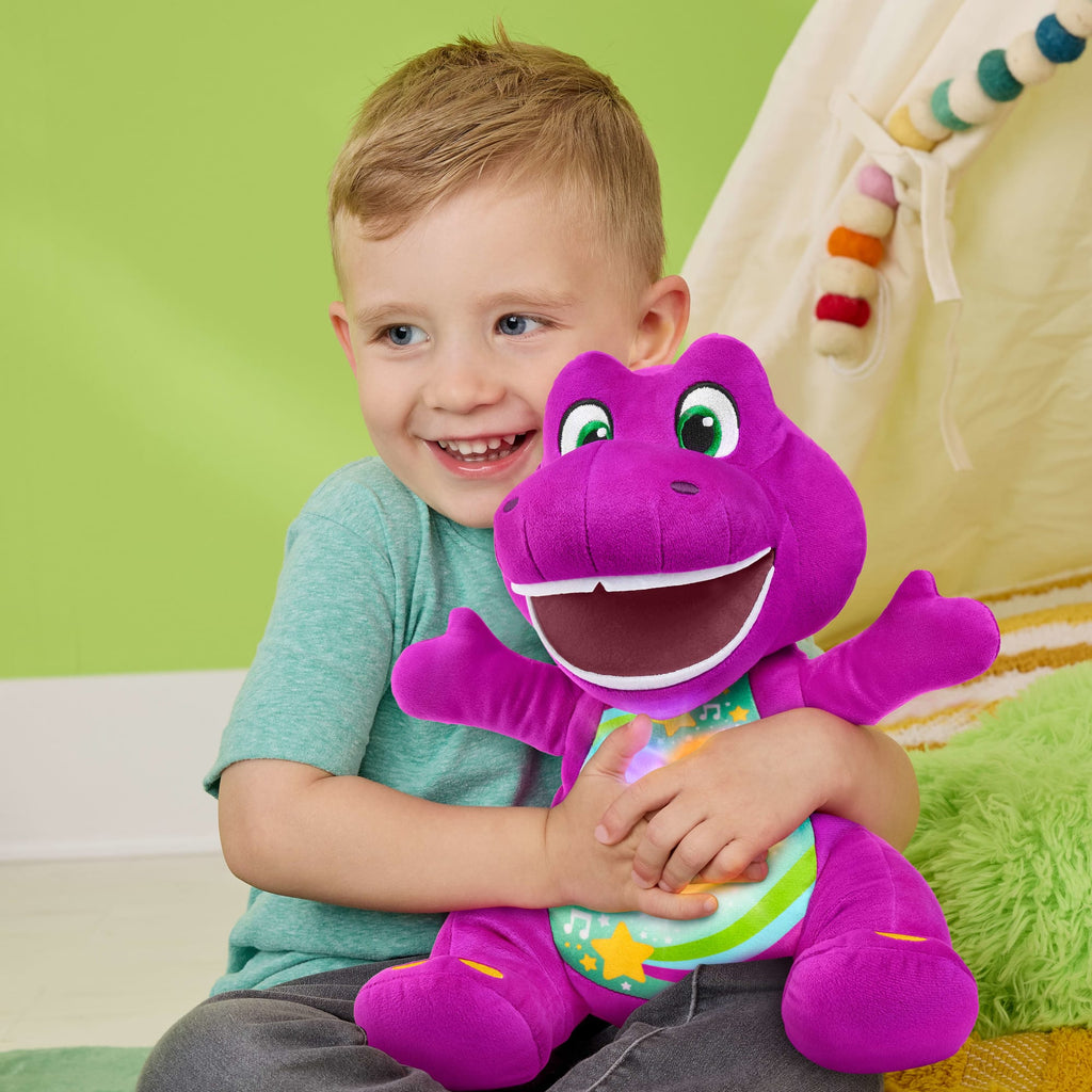 Fisher-Price® Barney’S World Peluche Barney Cur Lumineux
