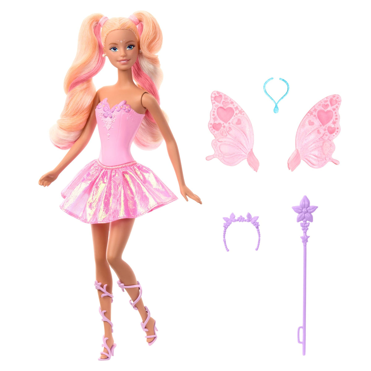Barbie Muñeca Hada Colores Mágicos