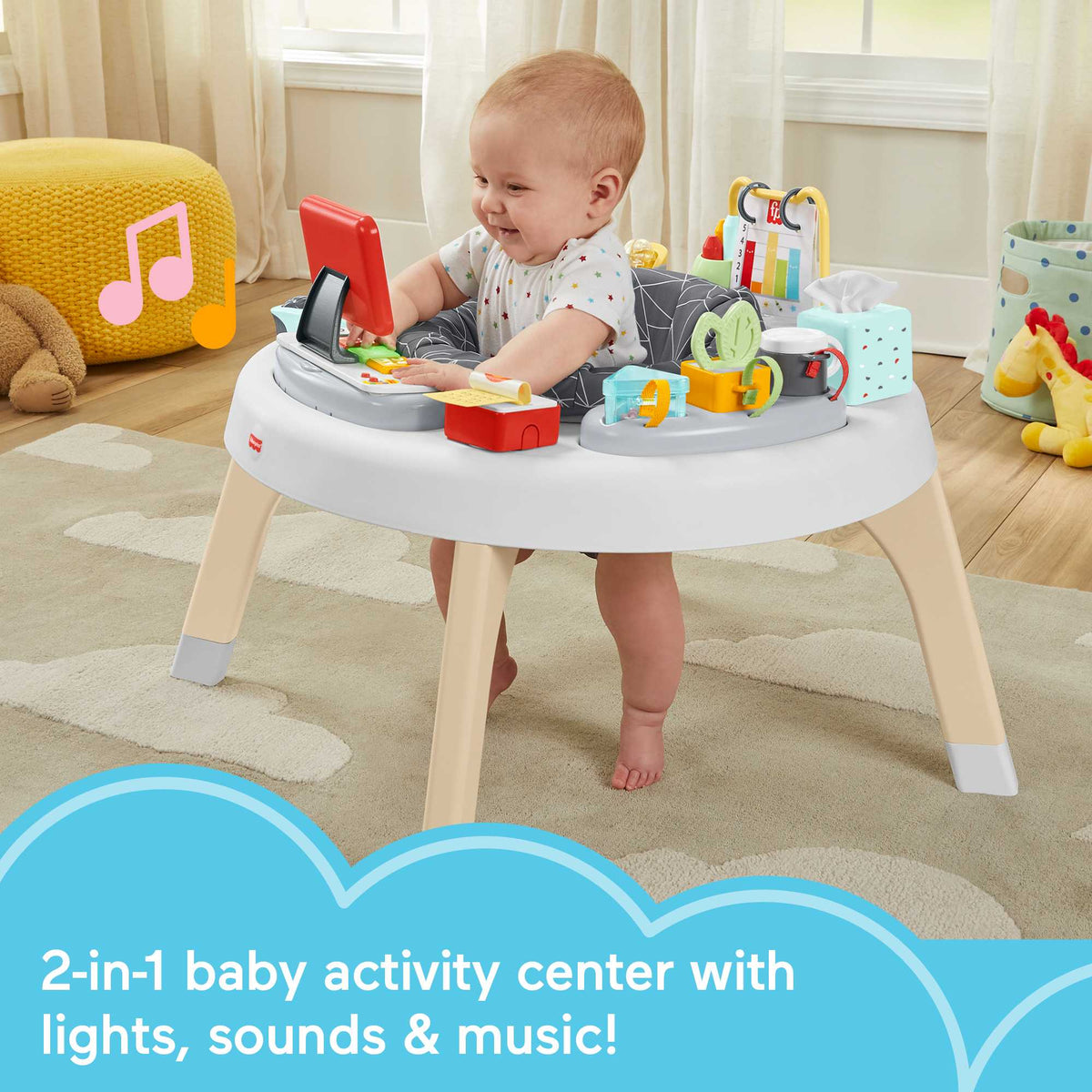 Fisher-Price 2-In-1 Like A Boss Activity Center