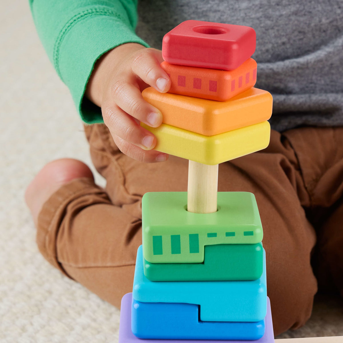 Fisher-Price Brinquedo para Bebês Torre de Atividades de Madeira