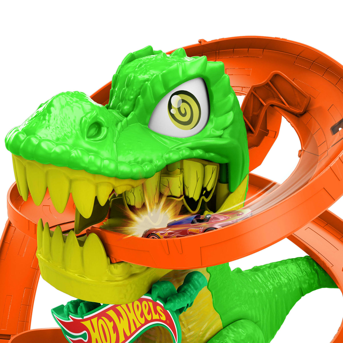 Hot Wheels  Ville  Échelle1:64  Coffret  T-Rex Bataille de Feu