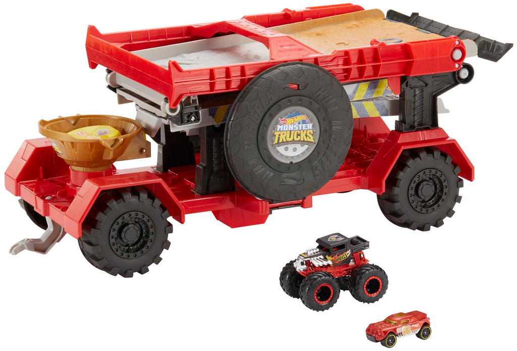 Hot Wheels Monster Trucks Coffret de Jeu Course de descente